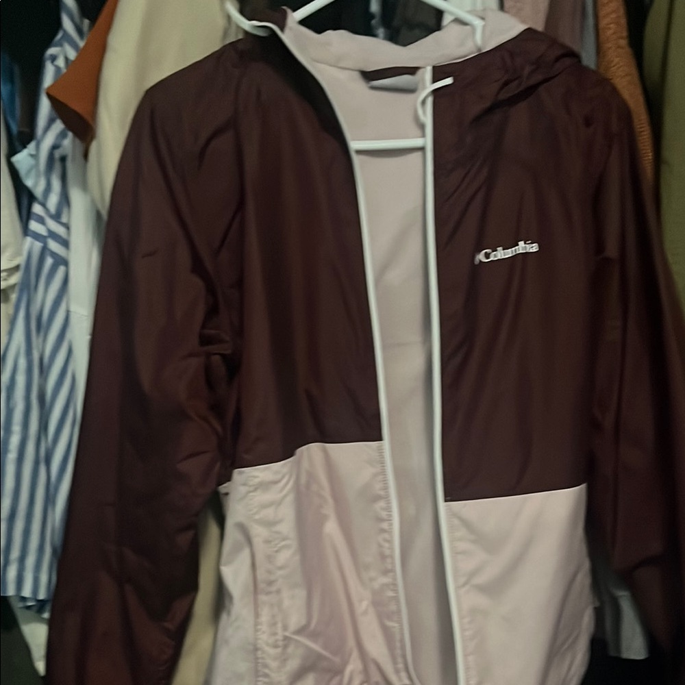 Columbia Maroon and Pink Jacket